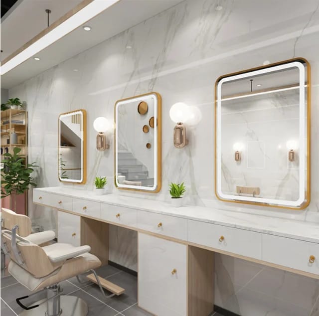 Rectangle Mirror (100cm x 70cm) - Professional Salon Equipment at Tessla Equipment Store